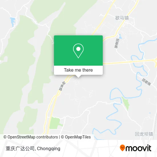 重庆广达公司 map