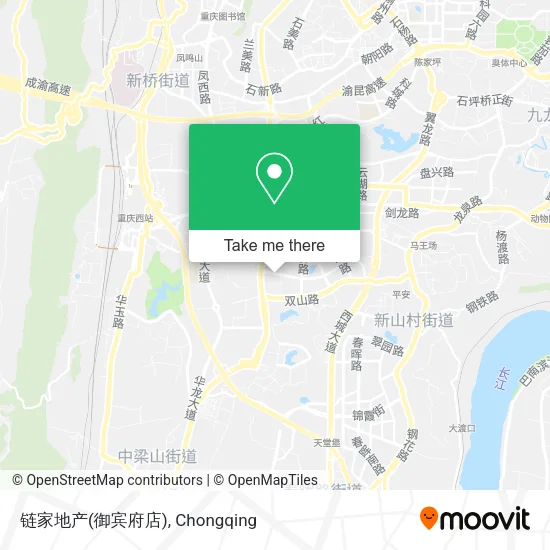 链家地产(御宾府店) map
