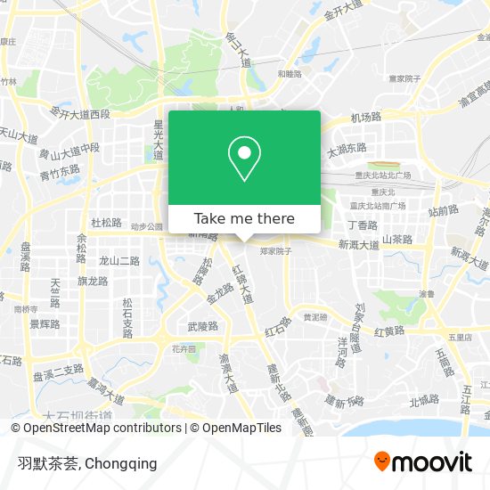 羽默茶荟 map