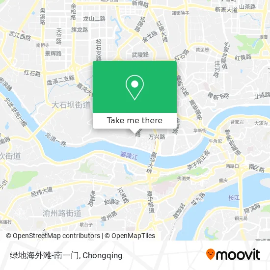 绿地海外滩-南一门 map