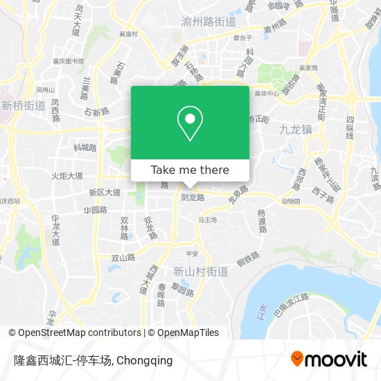 隆鑫西城汇-停车场 map