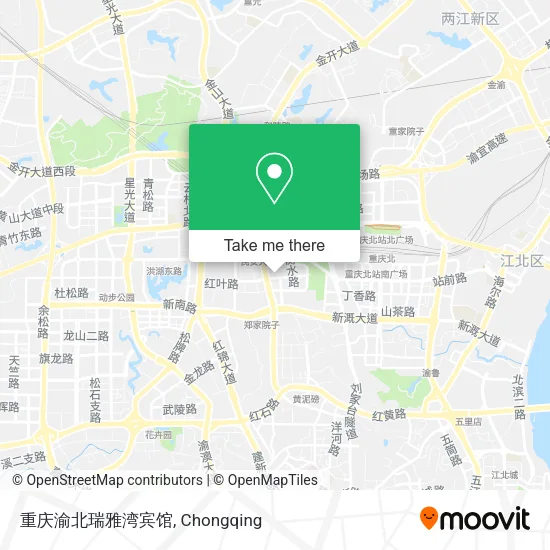 重庆渝北瑞雅湾宾馆 map