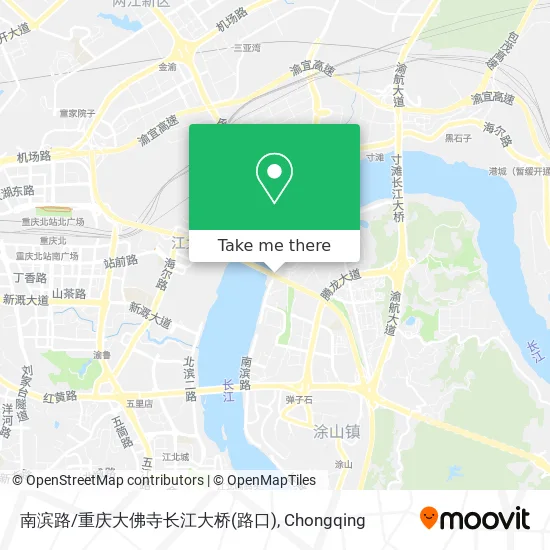 南滨路/重庆大佛寺长江大桥(路口) map
