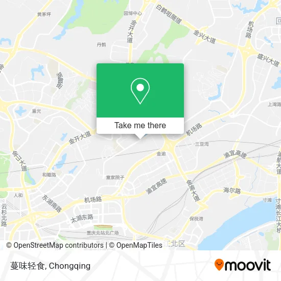 蔓味轻食 map