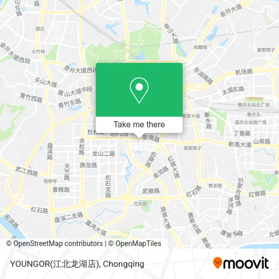 YOUNGOR(江北龙湖店) map