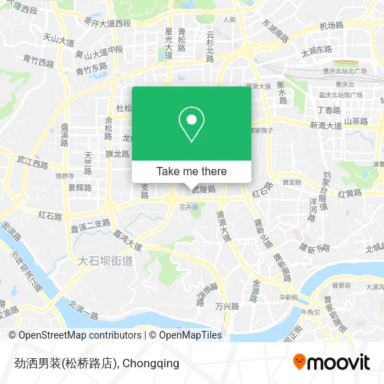 劲洒男装(松桥路店) map