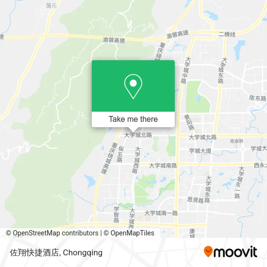 佐翔快捷酒店 map