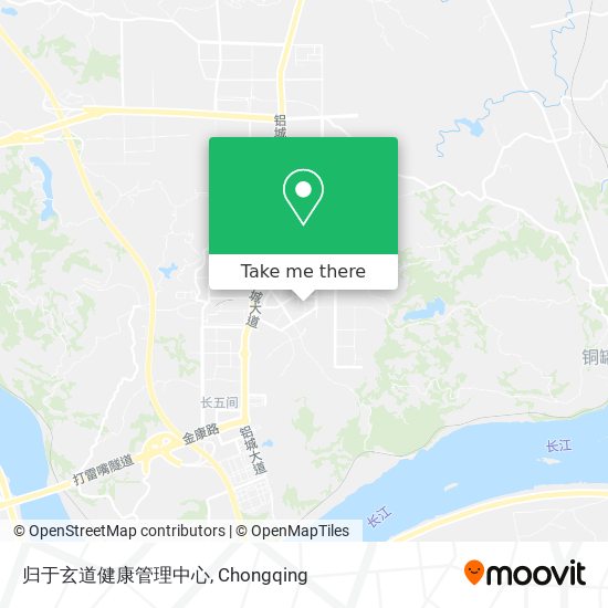 归于玄道健康管理中心 map