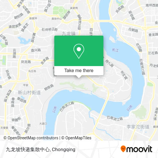 九龙坡快递集散中心 map