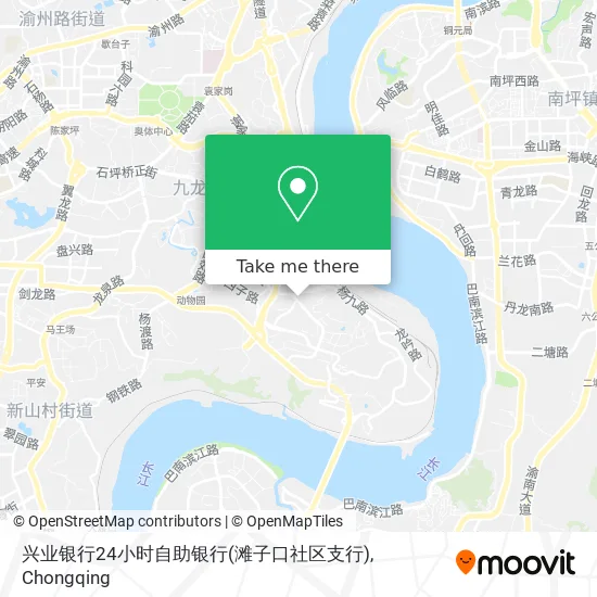 兴业银行24小时自助银行(滩子口社区支行) map
