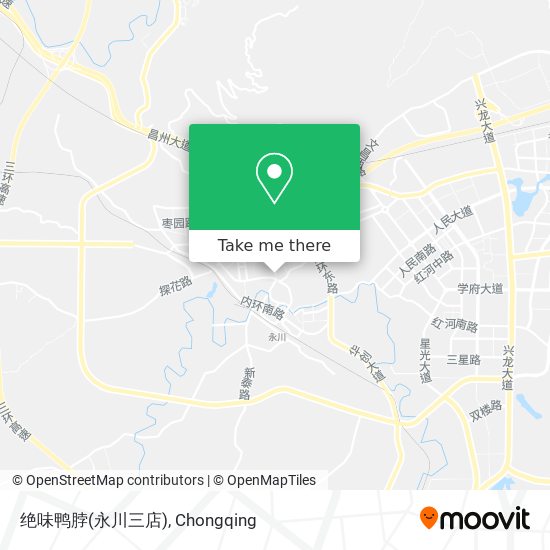 绝味鸭脖(永川三店) map