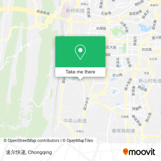 速尔快递 map