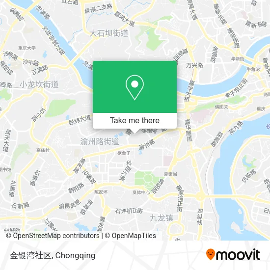 金银湾社区 map