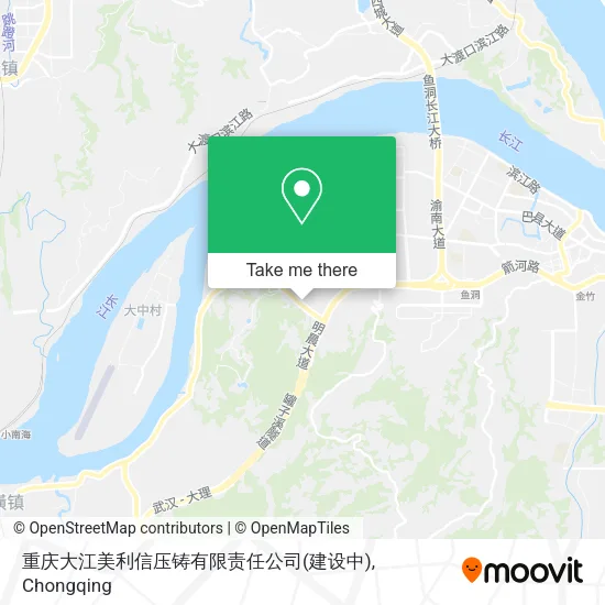 重庆大江美利信压铸有限责任公司(建设中) map