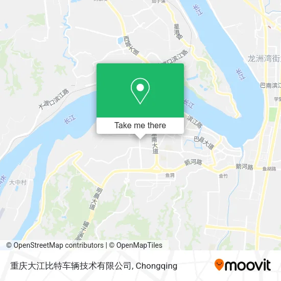 重庆大江比特车辆技术有限公司 map