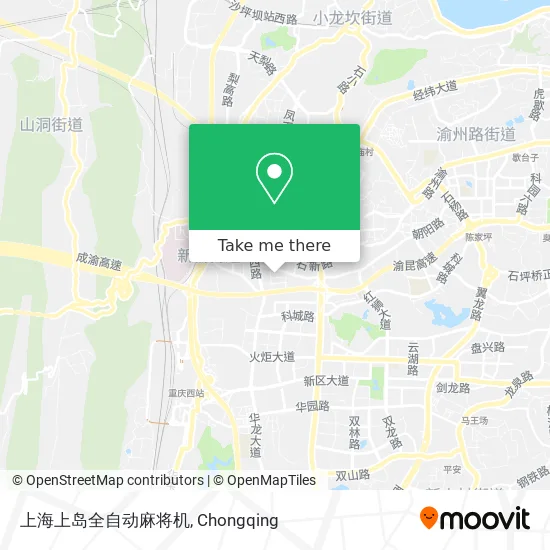 上海上岛全自动麻将机 map