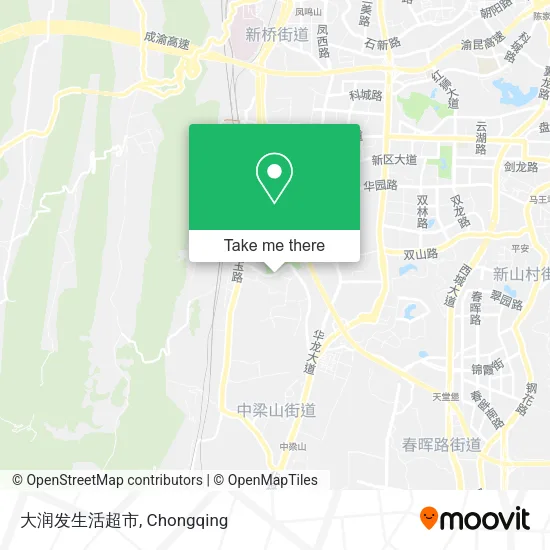 大润发生活超市 map