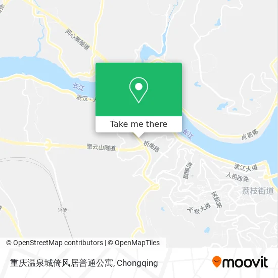 重庆温泉城倚风居普通公寓 map