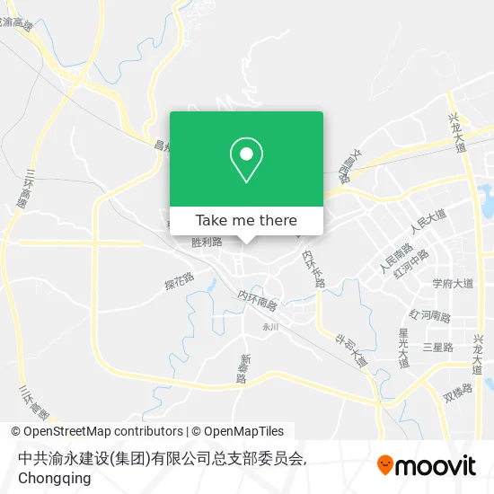 中共渝永建设(集团)有限公司总支部委员会 map