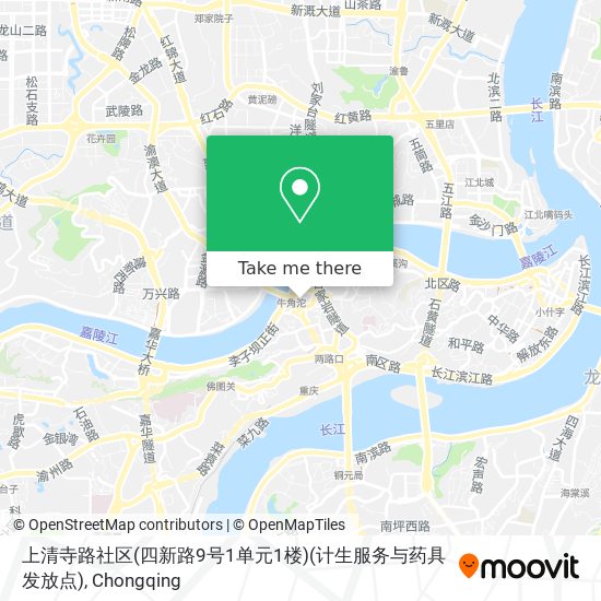 上清寺路社区(四新路9号1单元1楼)(计生服务与药具发放点) map