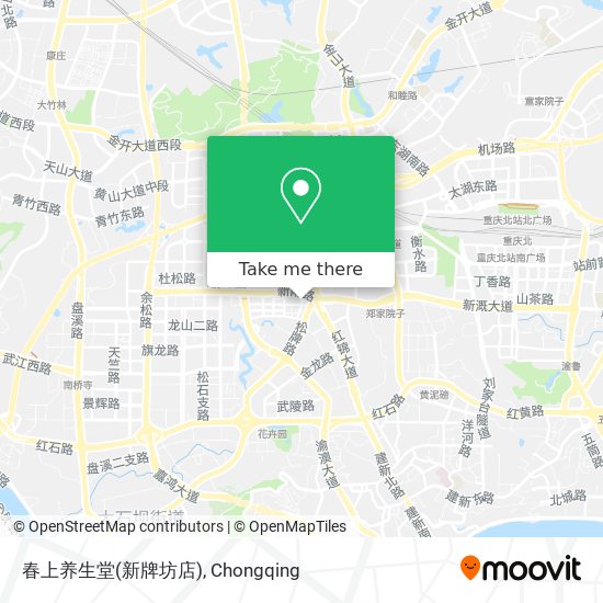 春上养生堂(新牌坊店) map