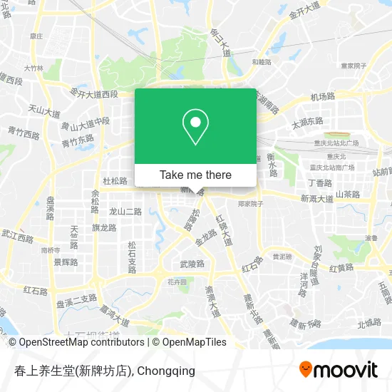 春上养生堂(新牌坊店) map