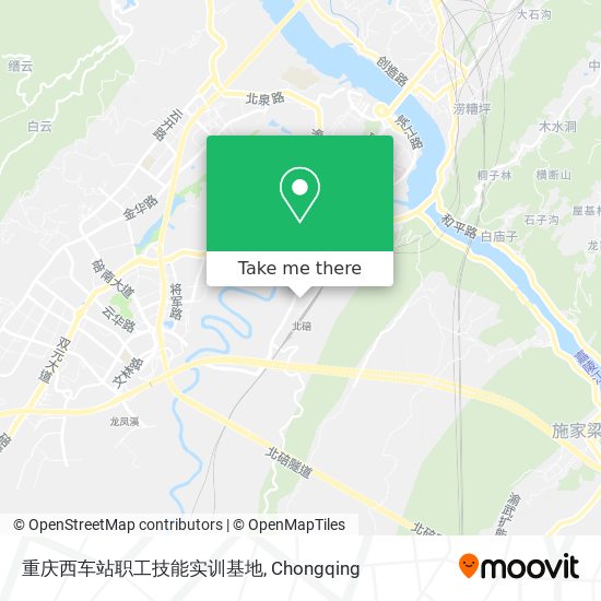 重庆西车站职工技能实训基地 map