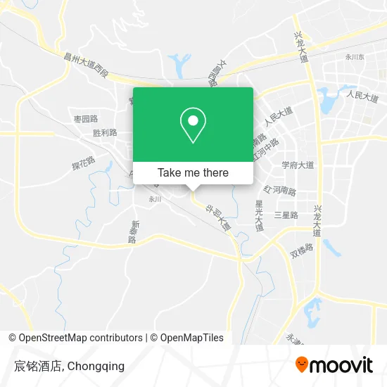 宸铭酒店 map