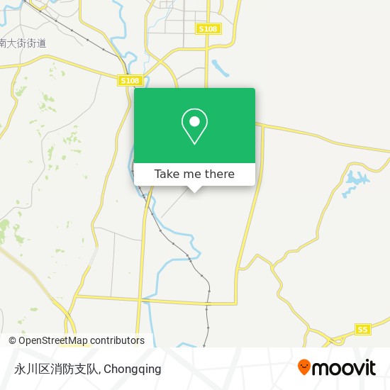 永川区消防支队 map