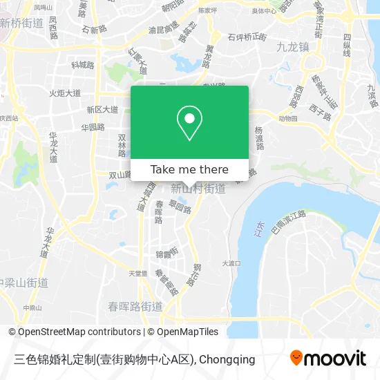 三色锦婚礼定制(壹街购物中心A区) map