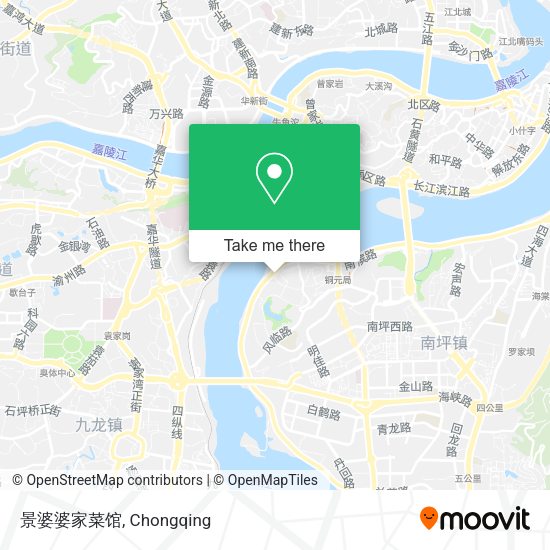 景婆婆家菜馆 map