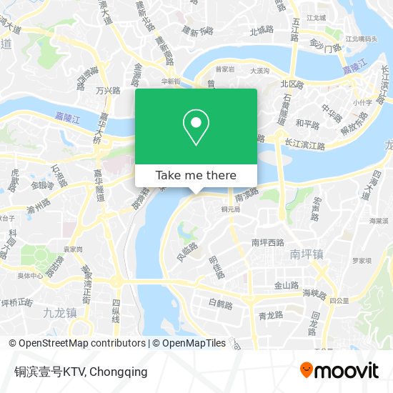 铜滨壹号KTV map