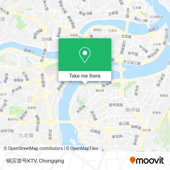 铜滨壹号KTV map