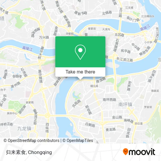 归来素食 map