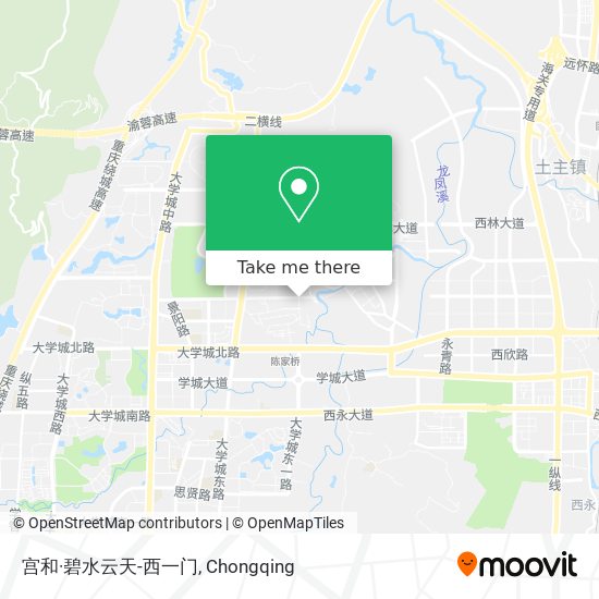 宫和·碧水云天-西一门 map