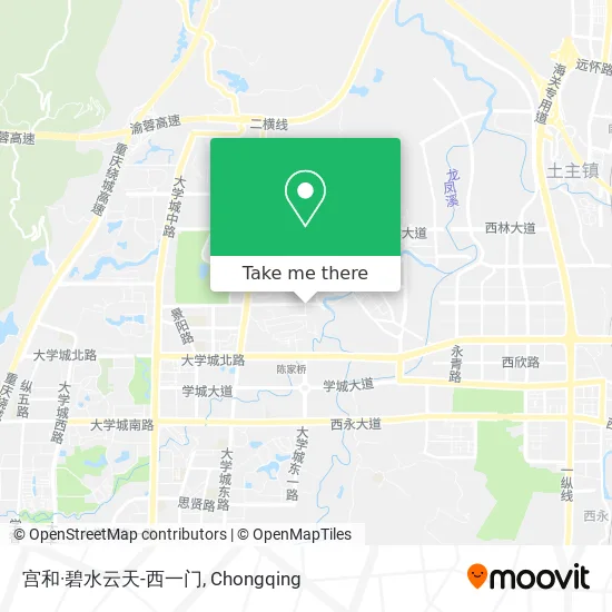 宫和·碧水云天-西一门 map