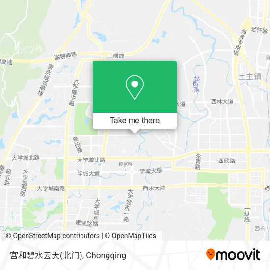 宫和碧水云天(北门) map