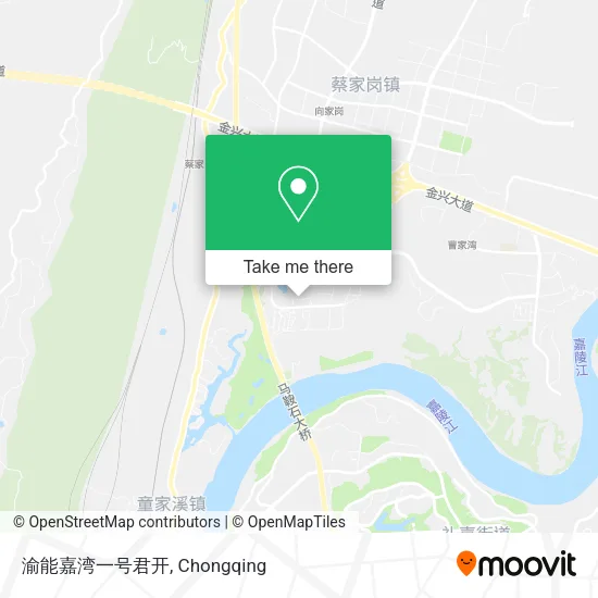 渝能嘉湾一号君开 map