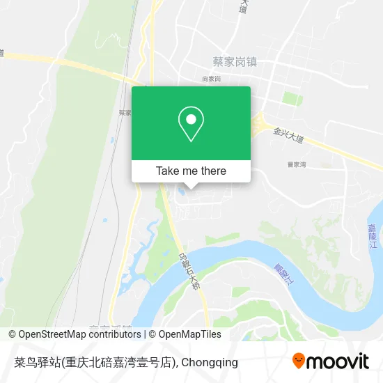 菜鸟驿站(重庆北碚嘉湾壹号店) map