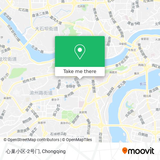 心巢小区-2号门 map