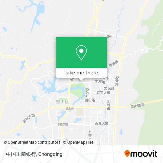 中国工商银行 map