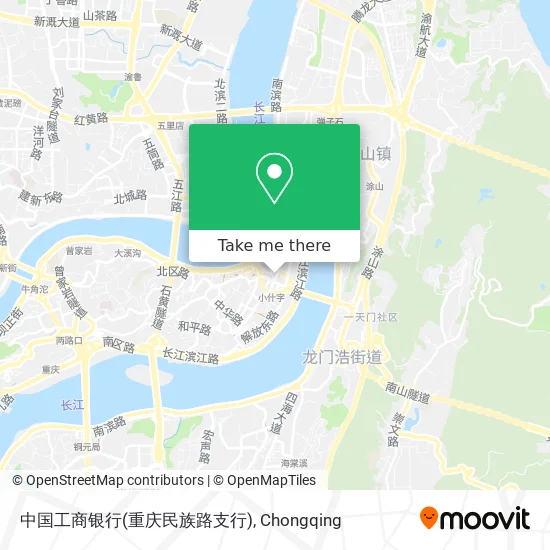 中国工商银行(重庆民族路支行) map