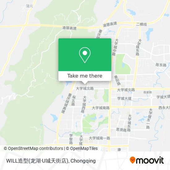 WILL造型(龙湖·U城天街店) map