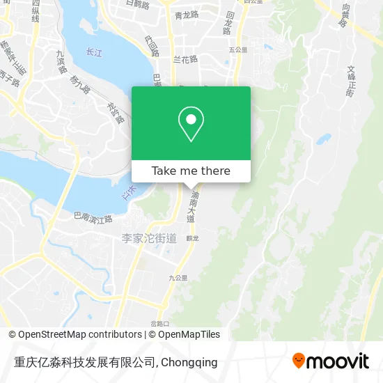 重庆亿淼科技发展有限公司 map
