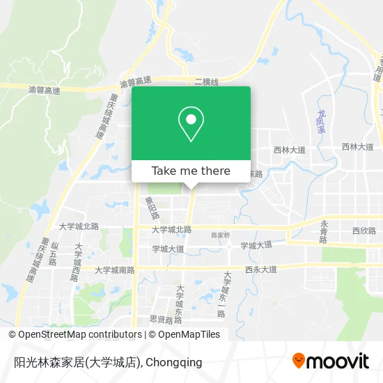 阳光林森家居(大学城店) map