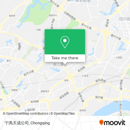 宁禹天成公司 map