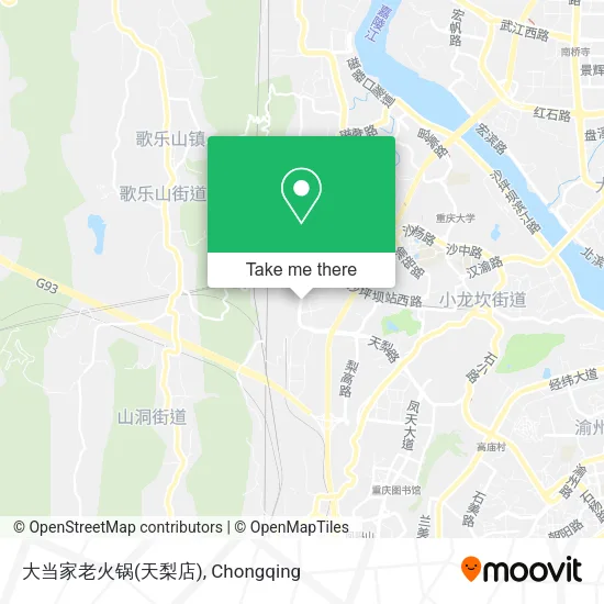 大当家老火锅(天梨店) map