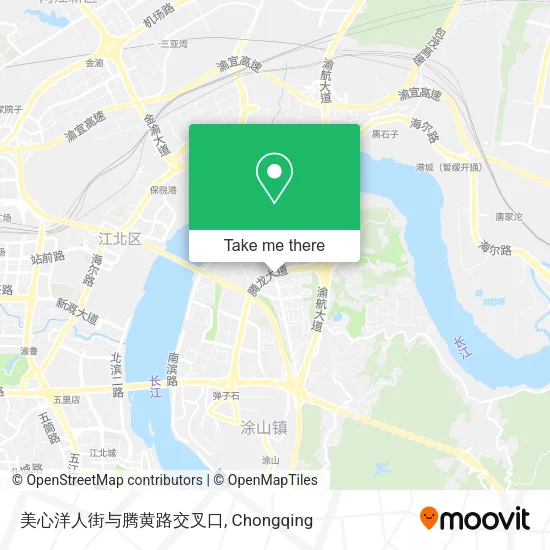 美心洋人街与腾黄路交叉口 map