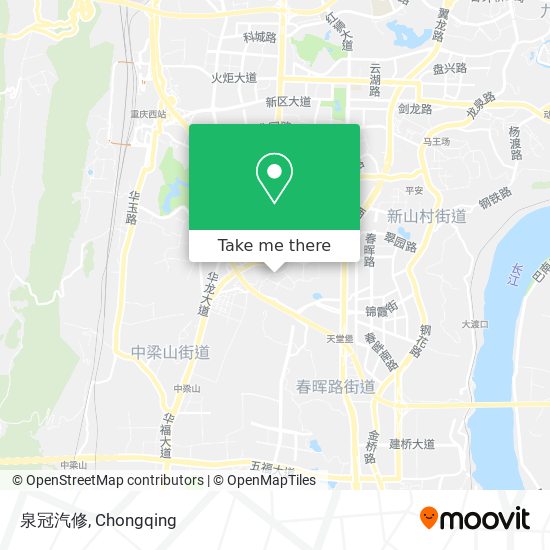 泉冠汽修 map