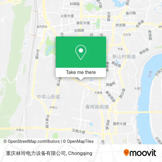 重庆林玲电力设备有限公司 map